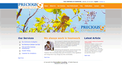 Desktop Screenshot of preciousnine.com